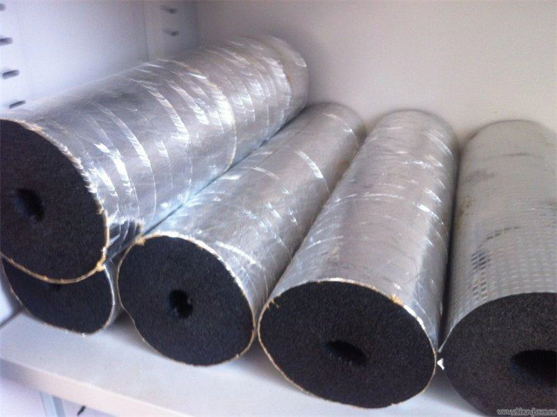 布林橡塑保溫管加鋁皮條 布林橡塑保溫管加鋁皮條